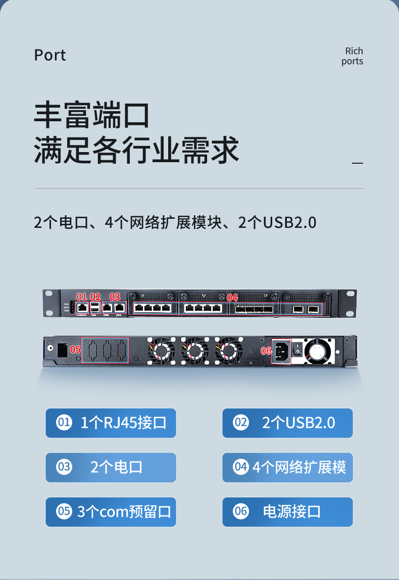 东田国产化1U福建工控机,飞腾D2000处理器,DT-12420-SD2000.jpg