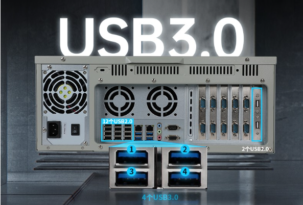 国产化飞腾4U工控机USB口.png
