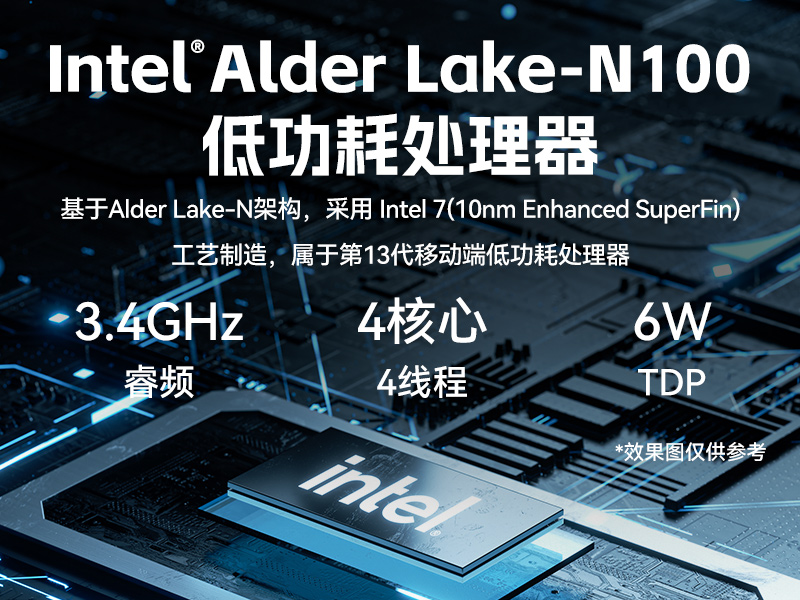 6W低功耗微型工控机|DDR5高速响应|小型机器人用工控主机|DTB-3420-N100