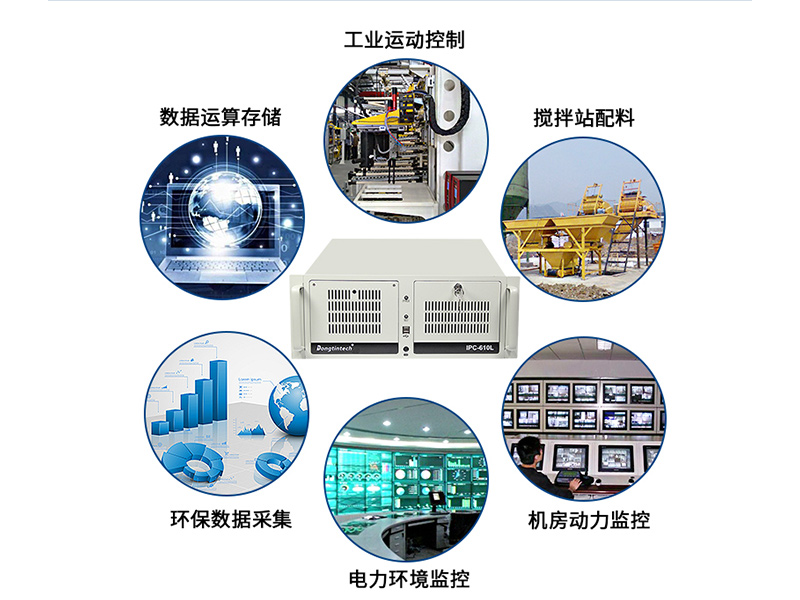酷睿6代工控机|4个PCI插槽|6个DB9串口|视频分析主机方案|DT-610L-JH110MA