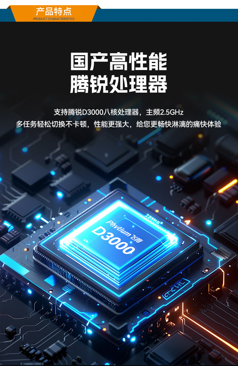 国产化飞腾壁挂式上海工控机,UOS系统工控设备,DT-5206-BD3KMC.jpg