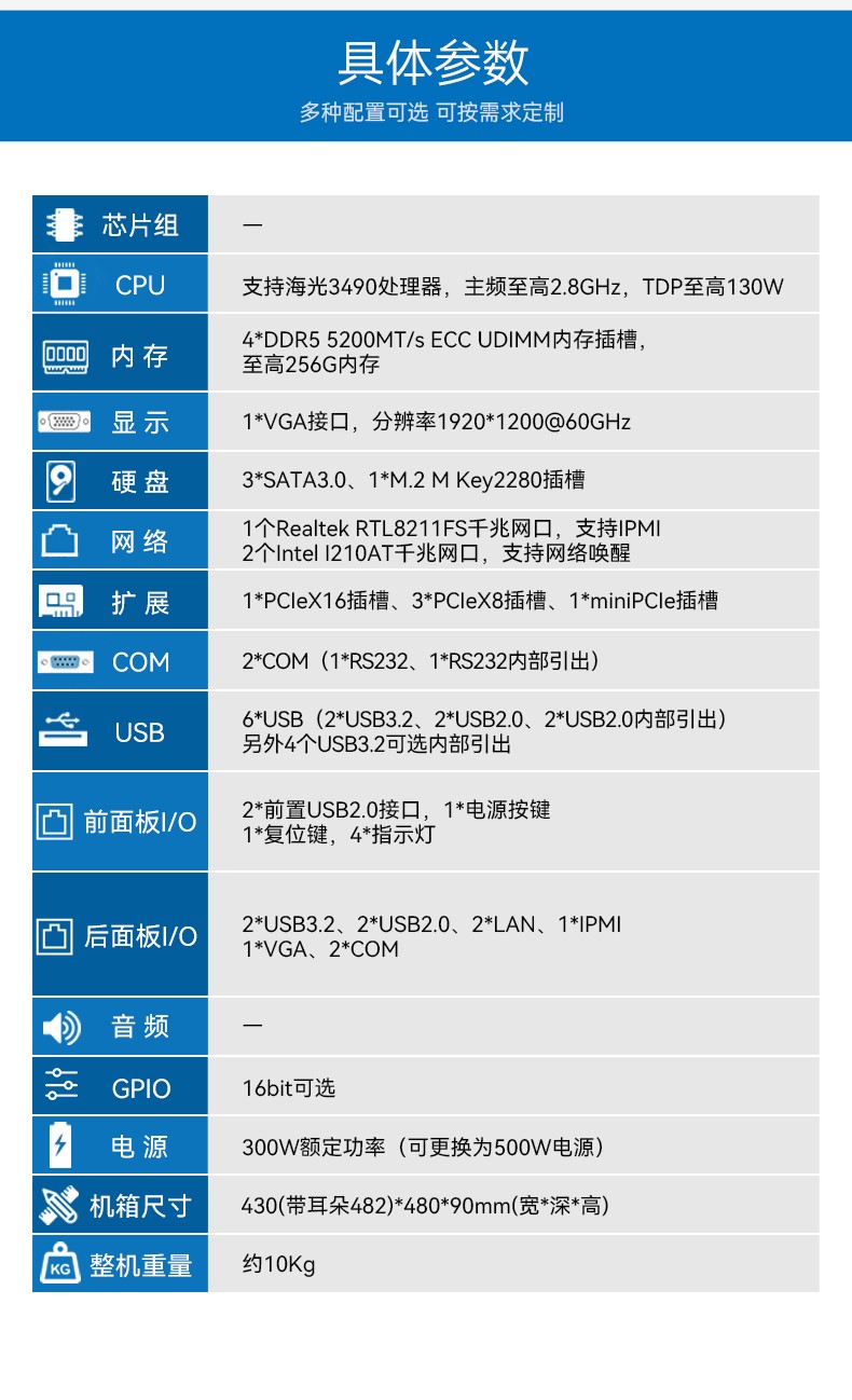 国产化海光2U海南工控机,金融能源行业信创替代专用解决方案,DT-61025-B3490MB.jpg